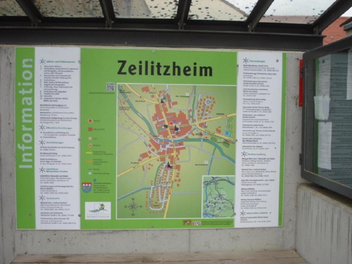 Ferienwohnung Troeppner Kolitzheim Exteriör bild